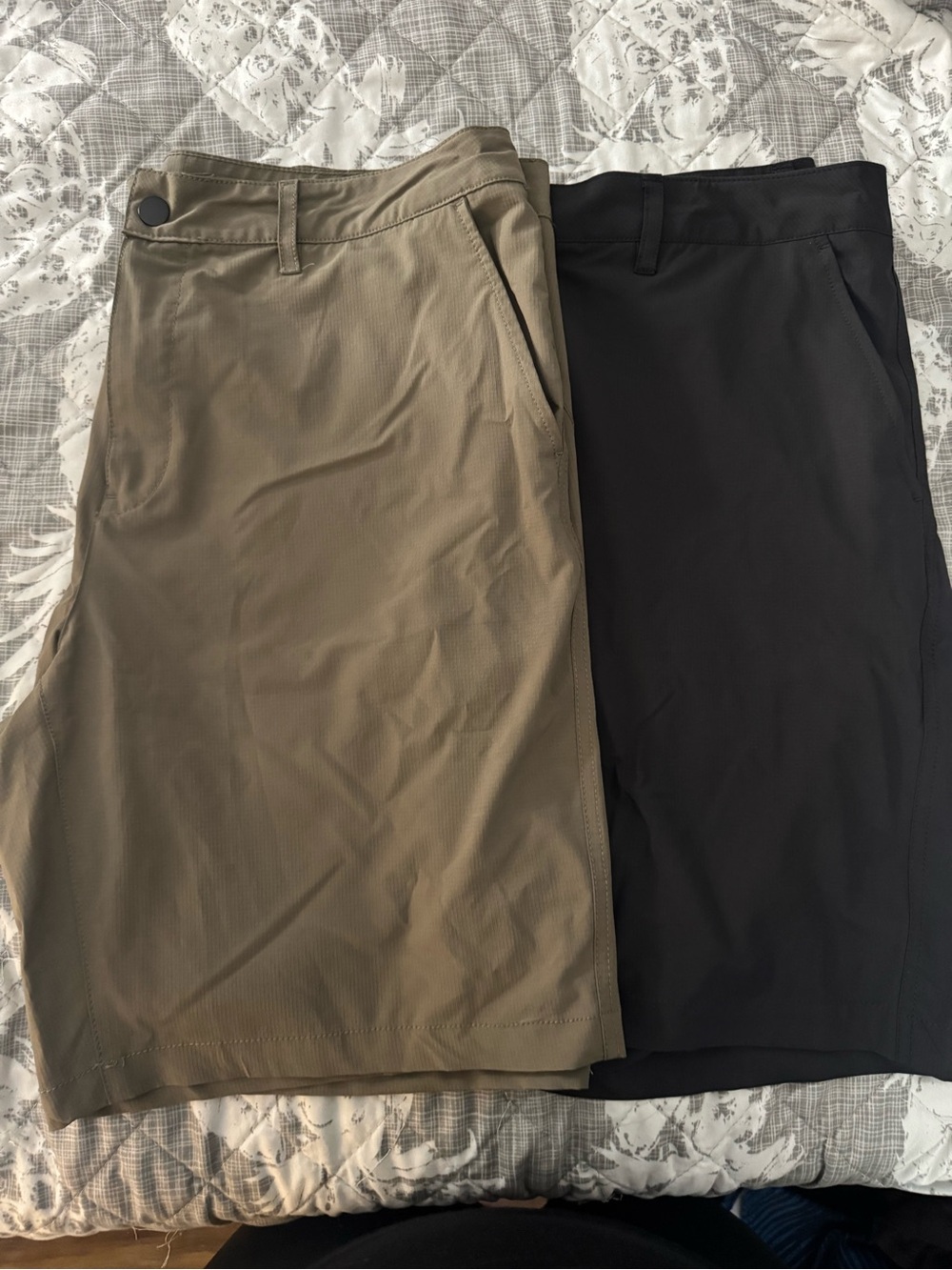 Sonoma Men's Hybrid Shorts in Khaki and Black 2 for $12